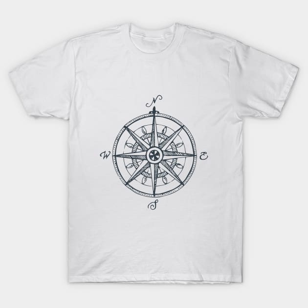 Compass T-Shirt by calebfaires